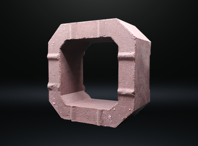 Chrome zirconium mullite brick